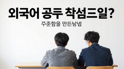 외국어 공부 작심삼일? 꾸준함을 만드는 학습법